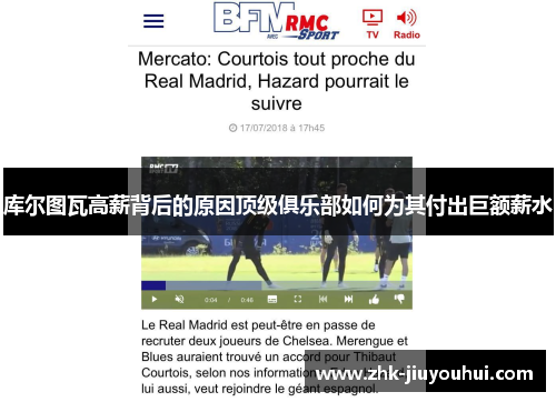 库尔图瓦高薪背后的原因顶级俱乐部如何为其付出巨额薪水 库尔图瓦高薪背后的原因顶级俱乐部如何为其付出巨额薪水